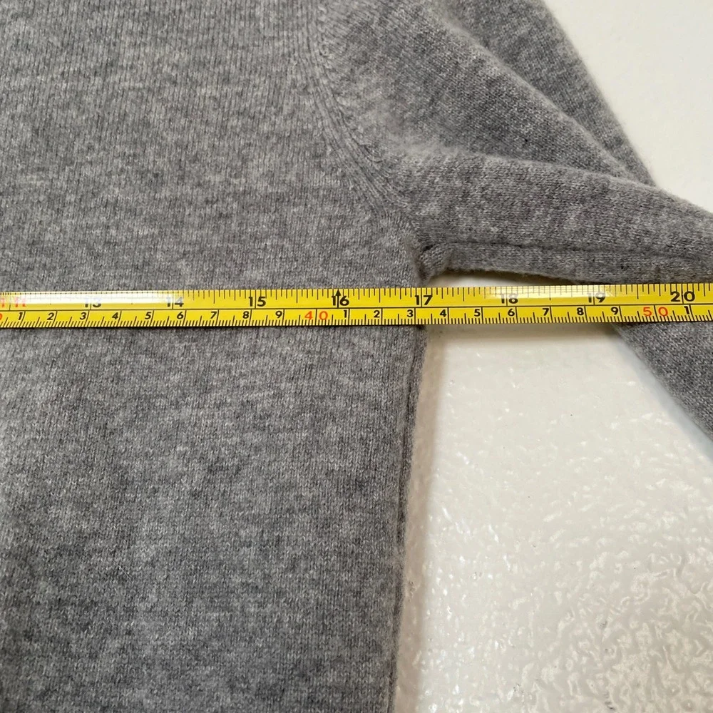 Quince Mongolian Cashmere Crewneck Sweater Heather Gray Womens XS SGK001